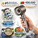Aquavita™ | Cabeça de Duche Filtrante + 5 Filtros Grátis