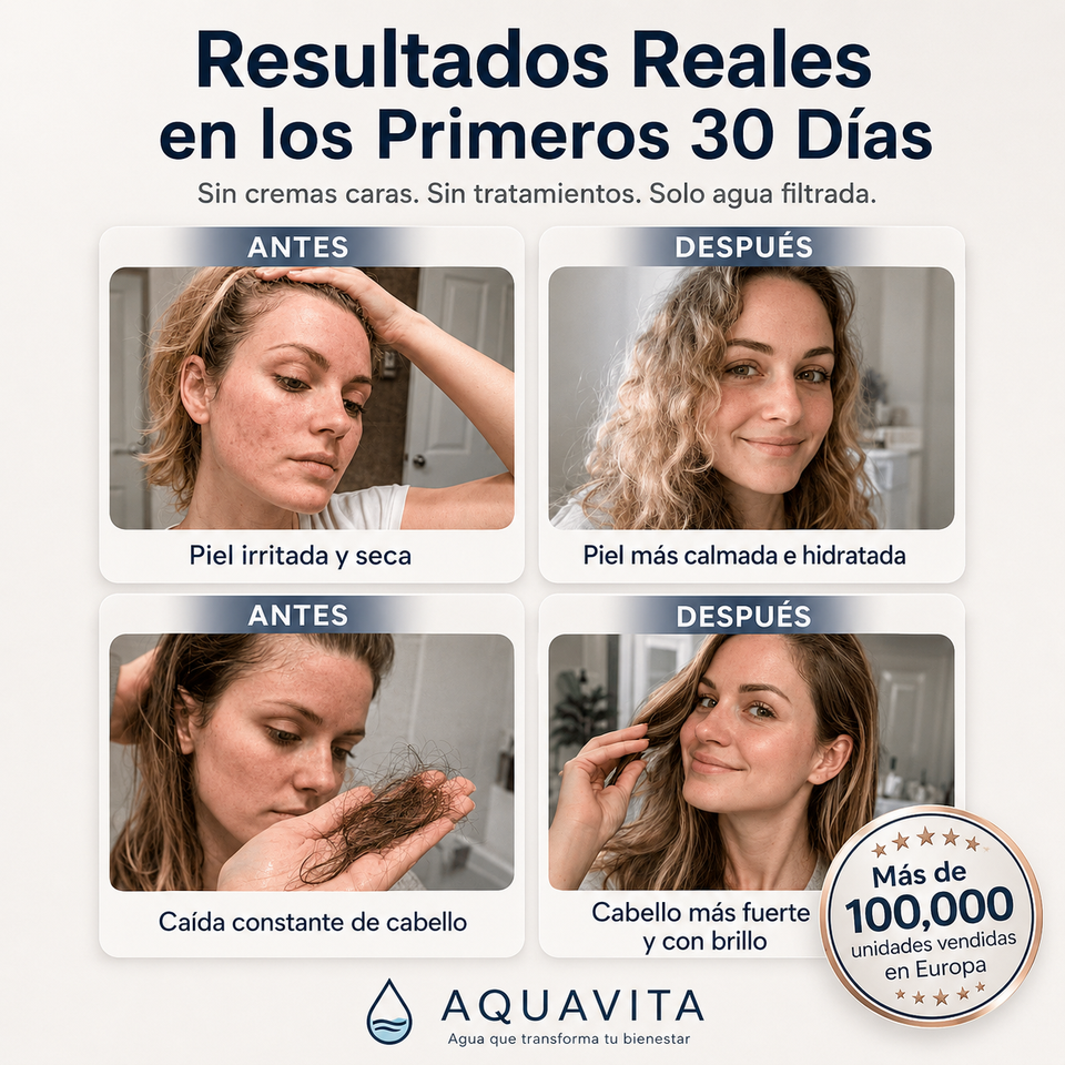 Aquavita™ | Regadera con Filtro + 5 Filtros GRATIS